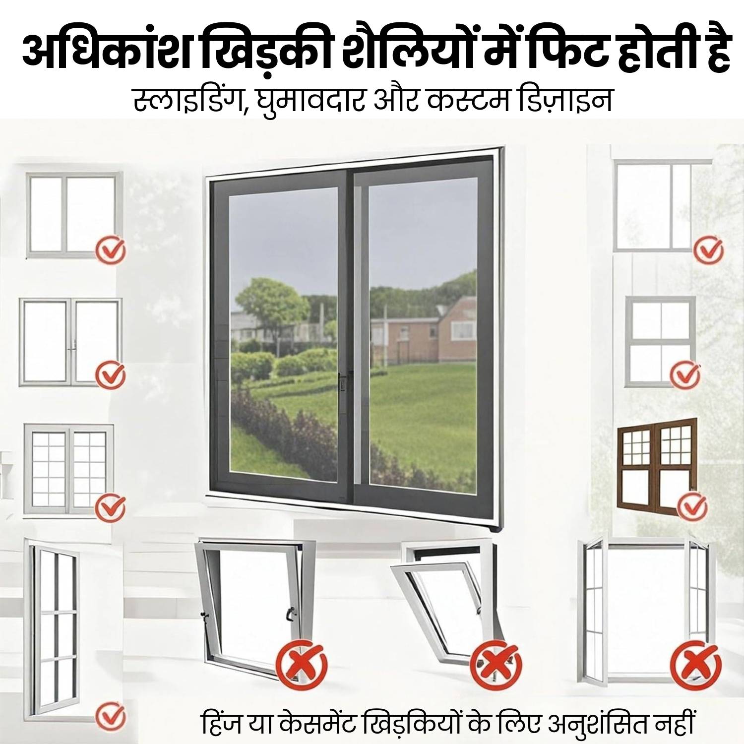 भारत में सर्वश्रेष्ठ DIY खिड़की जाली हुक और लूप